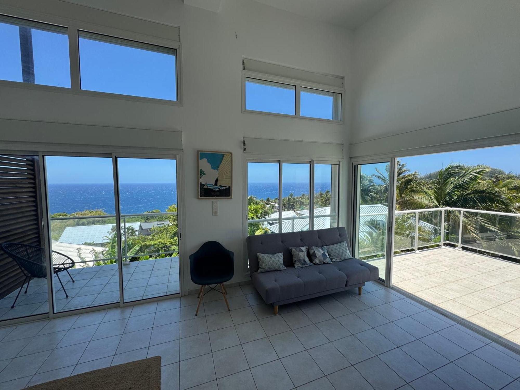 Villa Annadele, calme et vue exceptionnelle sur l'ocean Vincendo Extérieur photo